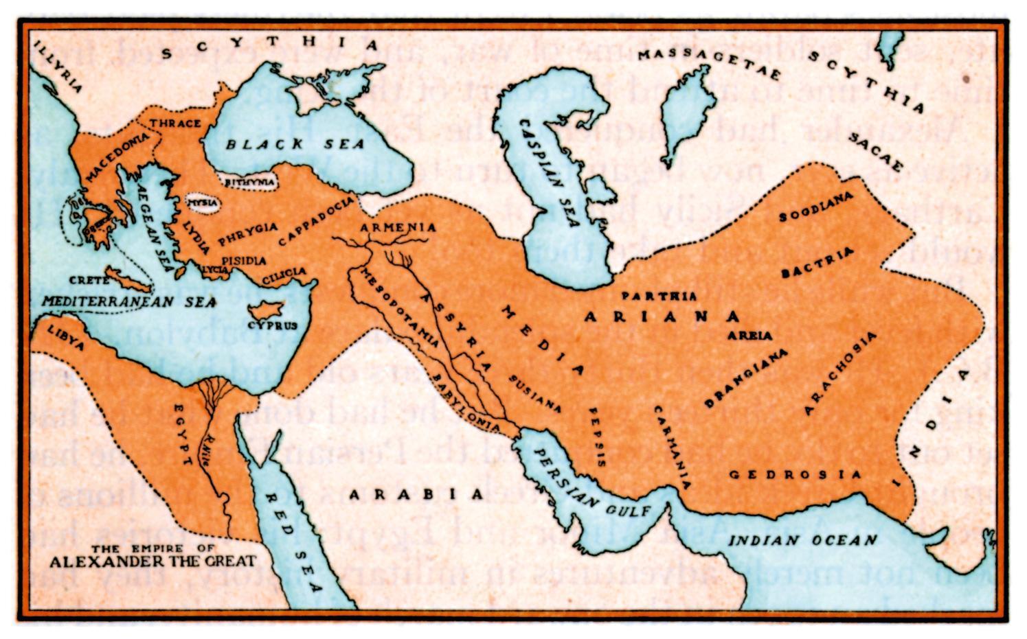 Grego Antigo Império Mapa 