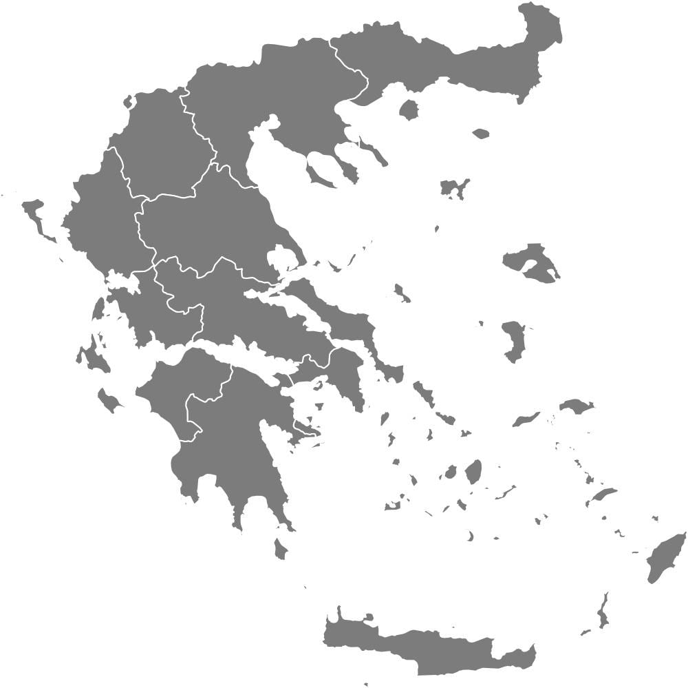 mapa da Grécia vetor