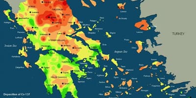 Mapa do tempo Grécia