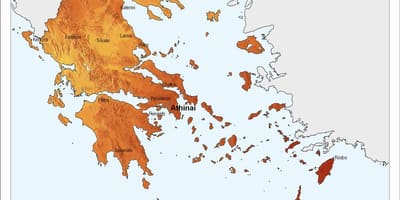 Hellas sol mapa